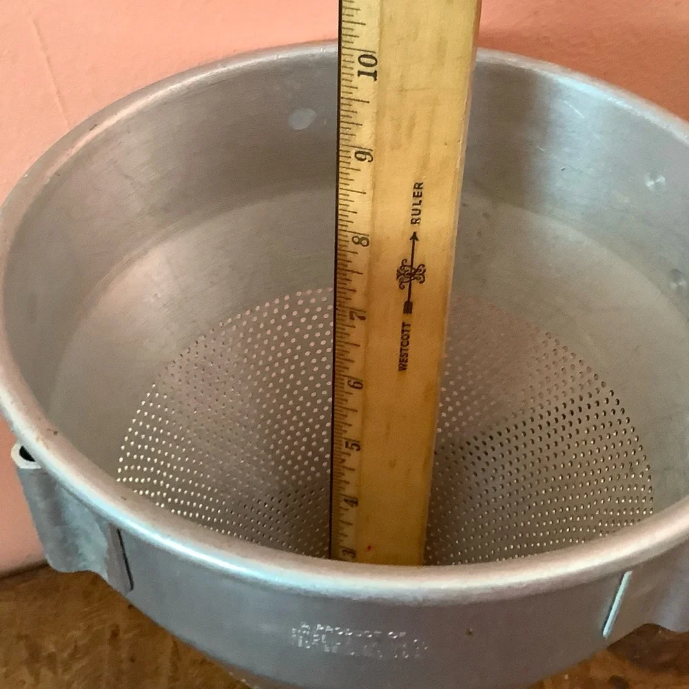 Vintage West Bend Co. Aluminum Cone Colander Ricer Strainer Sieve Replacement